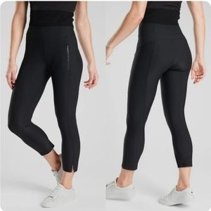 Athleta Stellar Crop Pant Black Women's Size Small